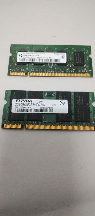 Memoria RAM SODIMM DDR2