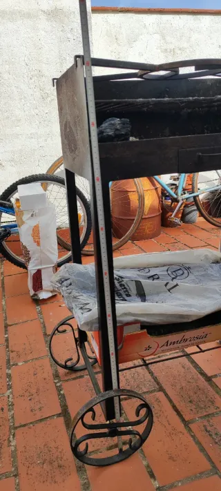 Carrito Barbacoa Metálico.