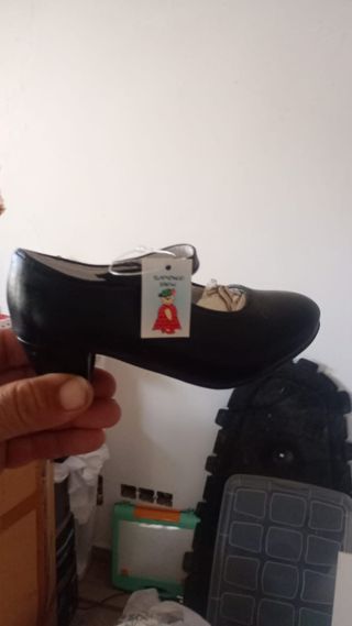 Zapatos Flamenco Niña Negros