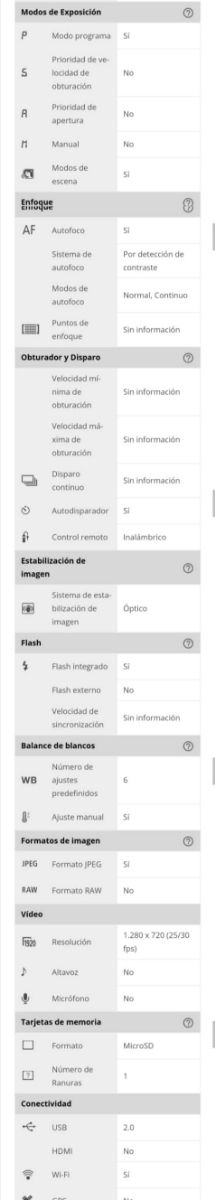 Samsung WB50F Cámara Digital Negra