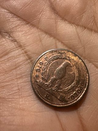 Moneda República Romana 3 Baiocchi 1849