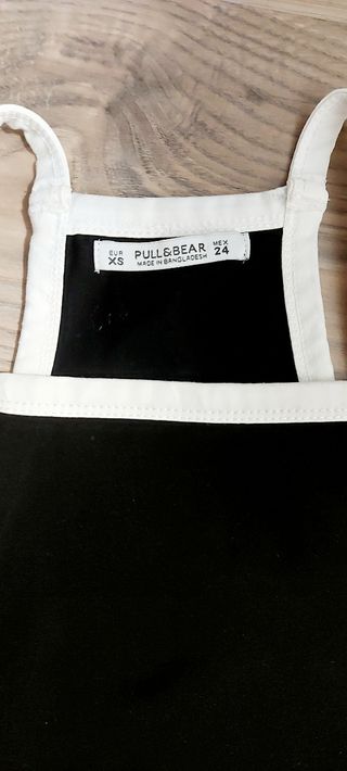 Top Pull&Bear Negro XS