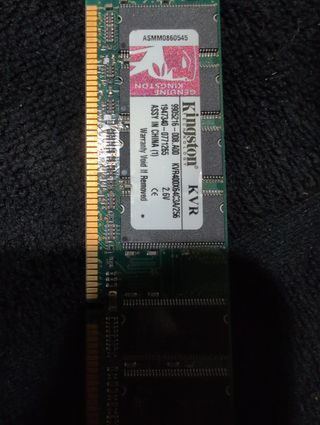 2x Kingston DDR RAM Tarjetas de Memoria
