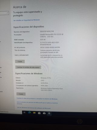 PC Sobremesa HP Prodesk 400 Negro
