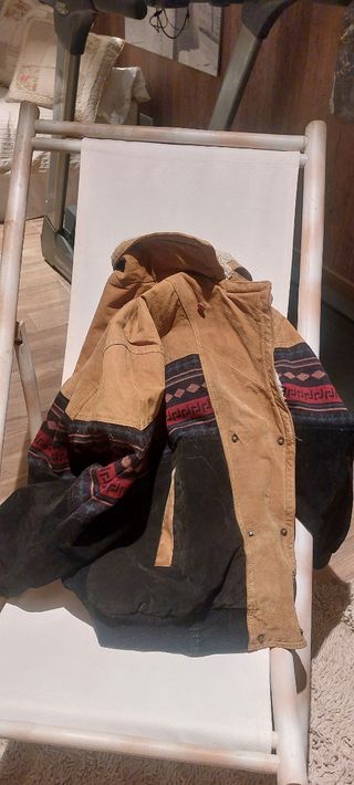 Chaqueta Vintage Étnica Serraje Oversize