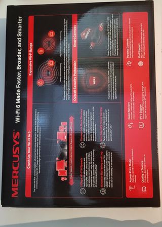 Router Wi-Fi 6 Mercusys MR80X AX3000 Dual-Band