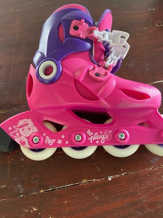 Patines en línea rosas talla 28-30