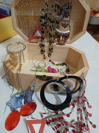 Set  portagioie e gioielli vintage