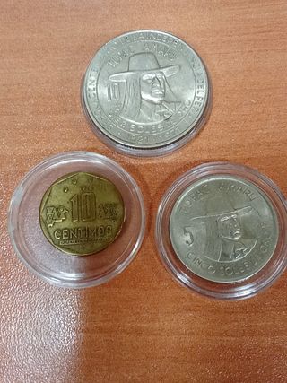 3 Monedas de Perú Banco Central de Reserva