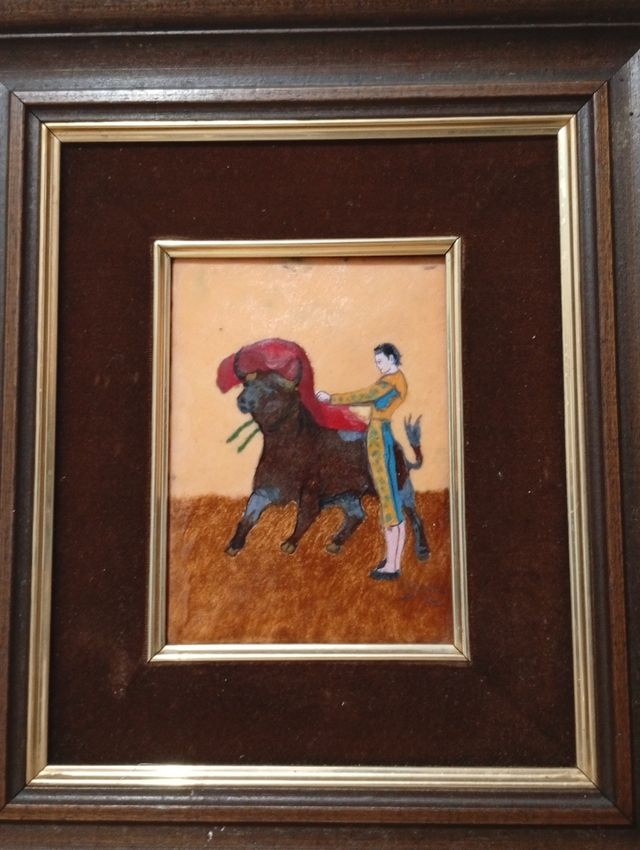 Cuadro de tauromaquia vintage