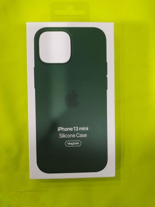 Funda Silicona iPhone 13 Mini Apple MagSafe Verde