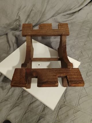 Soporte de madera para tonelito