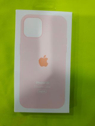 Funda Silicona iPhone 13 MagSafe Rosa