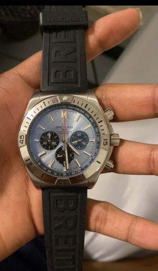 Reloj Breitling AB0134 Plata y Negro