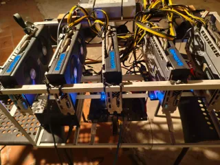 Rig Minería RX 580 Sapphire 4GB