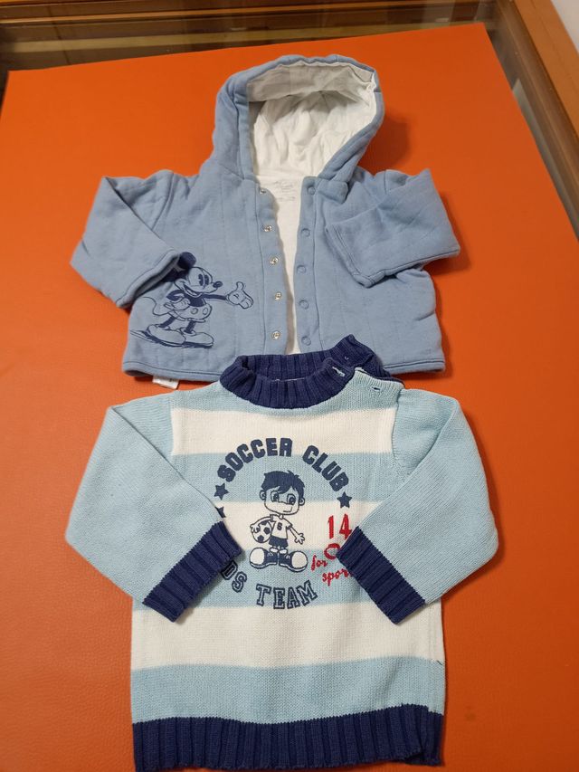 Pack 2: Chaqueta y Suéter Bebé 3-4 Meses