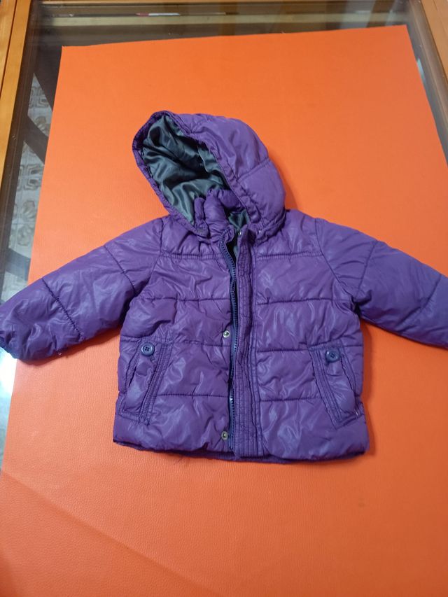 Chaqueta niña morada 12-18 meses
