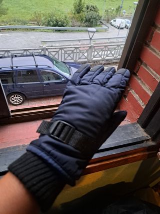 Guantes de Piel Zara Mujer Talla L