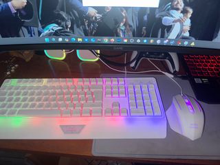 Tappetino da gioco combinato per tastiera e mouse da gioco Mars Gaming
