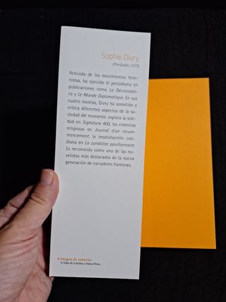 Sophie Divry. Fantástica historia de amor