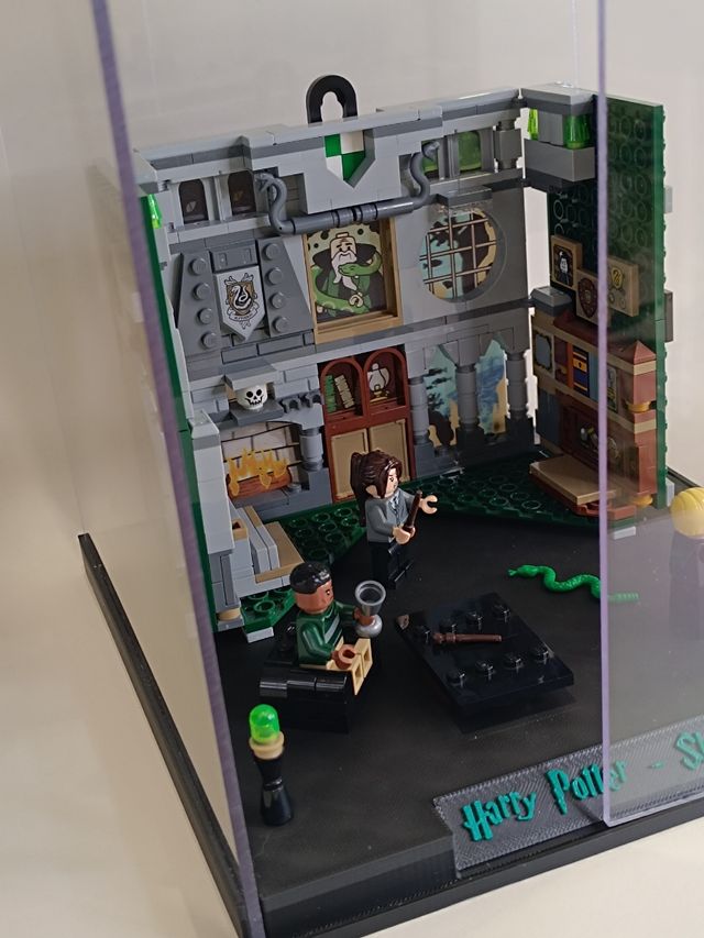 Vitrina Expositor Lego Casas Hogwarts