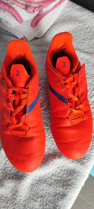 Botas de fútbol tacos niño talla 32