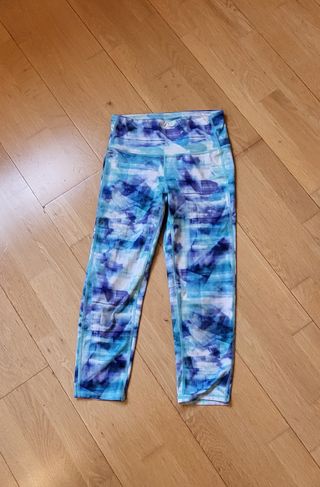 Leggings Athleta Talla XS Azul y Blanco