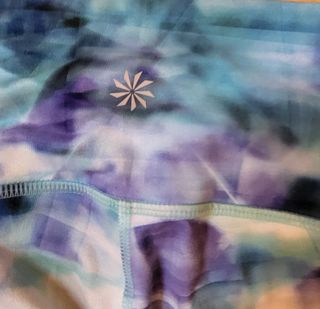 Leggings Athleta Talla XS Azul y Blanco