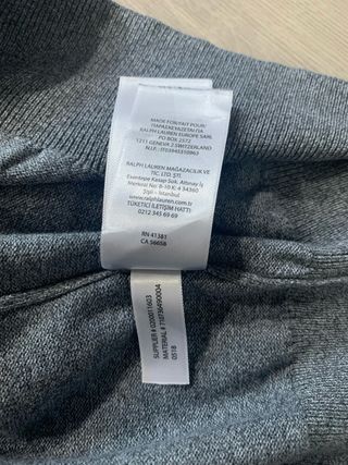 Jersey Ralph Lauren Gris