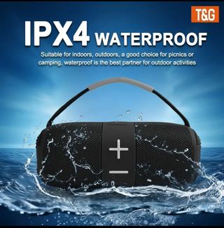 Altavoz Bluetooth T&G Negro