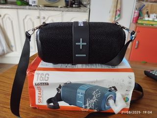 Altavoz Bluetooth T&G Negro