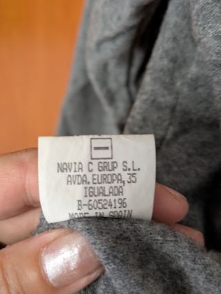 Jersey chico punto lana virgen David Valls t.52 