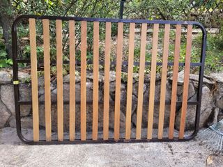 Somier 135cm con lamas de madera