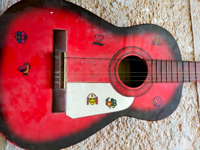 Guitarra española antigua