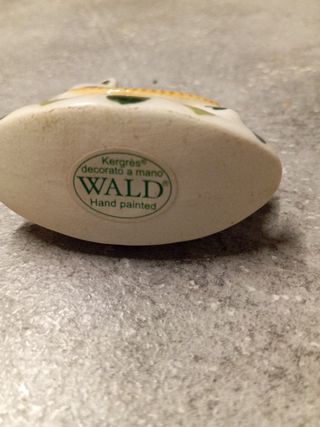 Cavallino a dondolo in ceramica