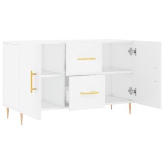 vidaXL Aparador de madera de ingeniería blanco 