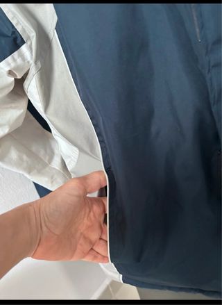 Anorak reversible acolchado hombre