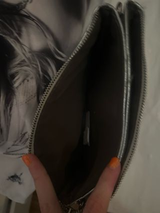Bolso plateado Misako