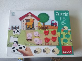 Puzzle Goula 1-5 Animales Granja