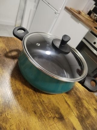 Olla vitrocerámica 5L con tapa de vidrio