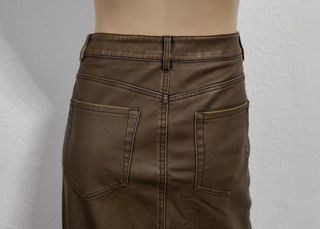 Falda Larga Stradivarius Marrón Talla 38