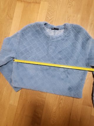 Sudadera Zara Azul Talla S