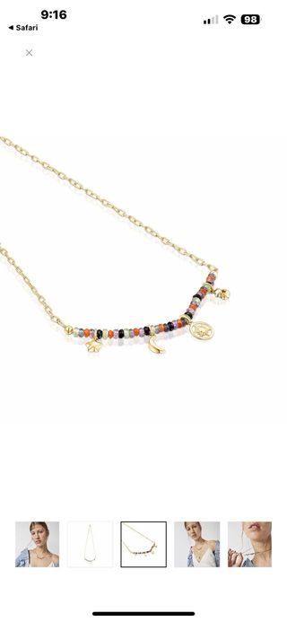 Collar Tous Dorado Multicolor