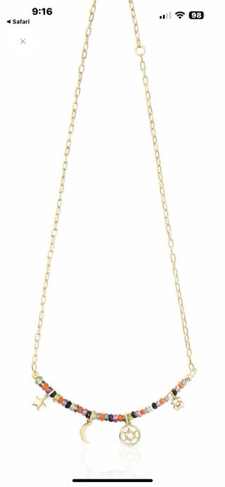 Collar Tous Dorado Multicolor