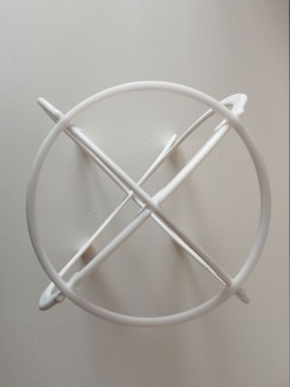 Soporte para pelucas 35 cm blanco