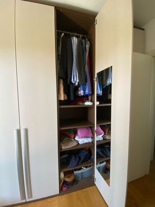 Armadio 60x240 H280cm con cassetti