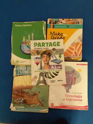 5 LIBROS DE 1° BACHILLERATO