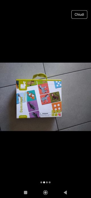 Janod Dominoes Gioco di Carte Animali