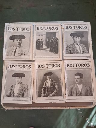 Revistas "Los Toros" y "sol y sombra" antiguas