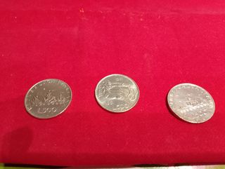 Lotto 3 monete 500 Lire Italiane